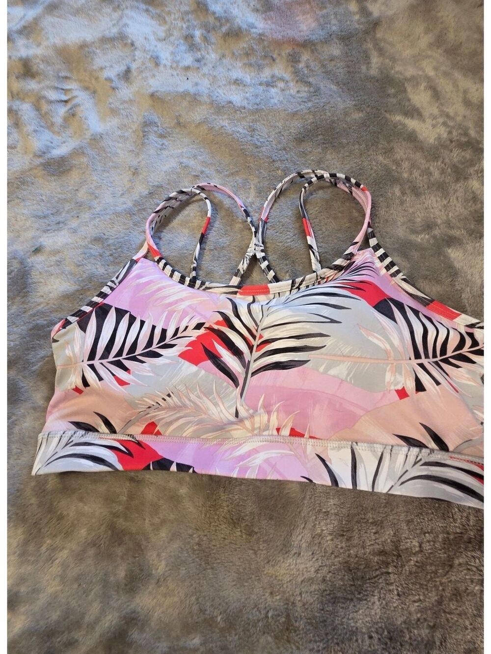 Gaiam sports Bra with Crisscross  Straps